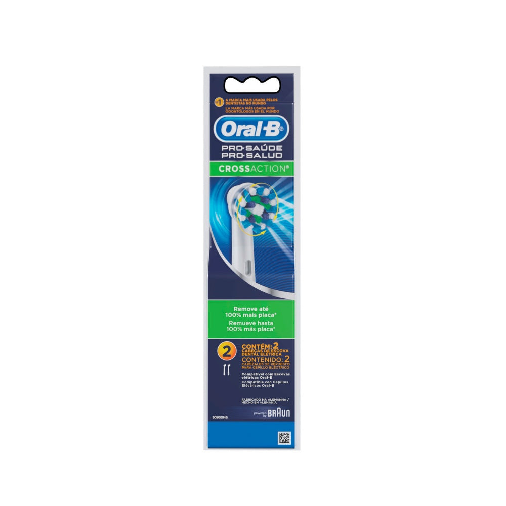 Cabezales Para Cepillo Eléctrico Oral B Cross Action 2 Uds.