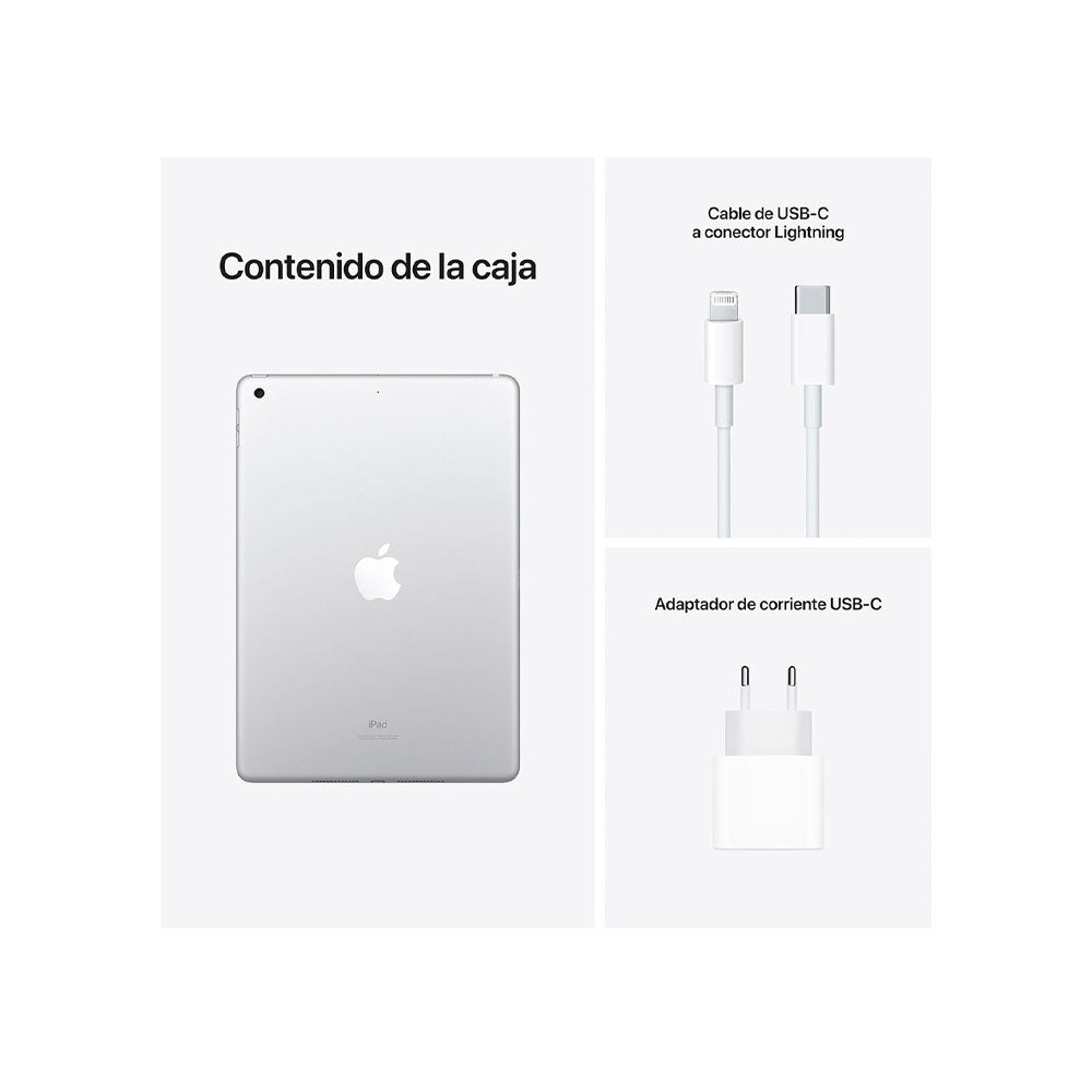 Apple iPad 10.2 256 GB WiFi + Celular 9na Gen plata