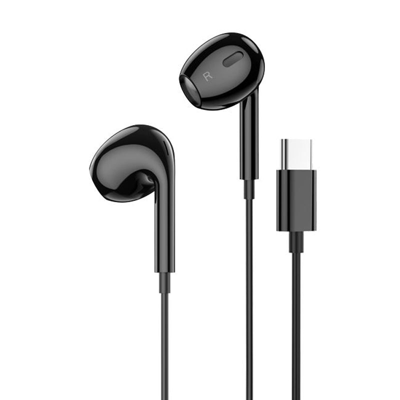 Audifonos Hoco M101 Max Crystal In Ear Tipo C Negro