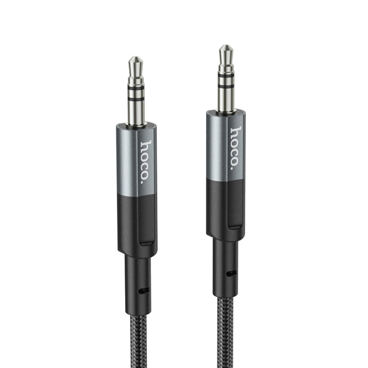 Cable de Audio Hoco UPA23 Jack 3.5mm a Jack 3.5mm Metal Grey