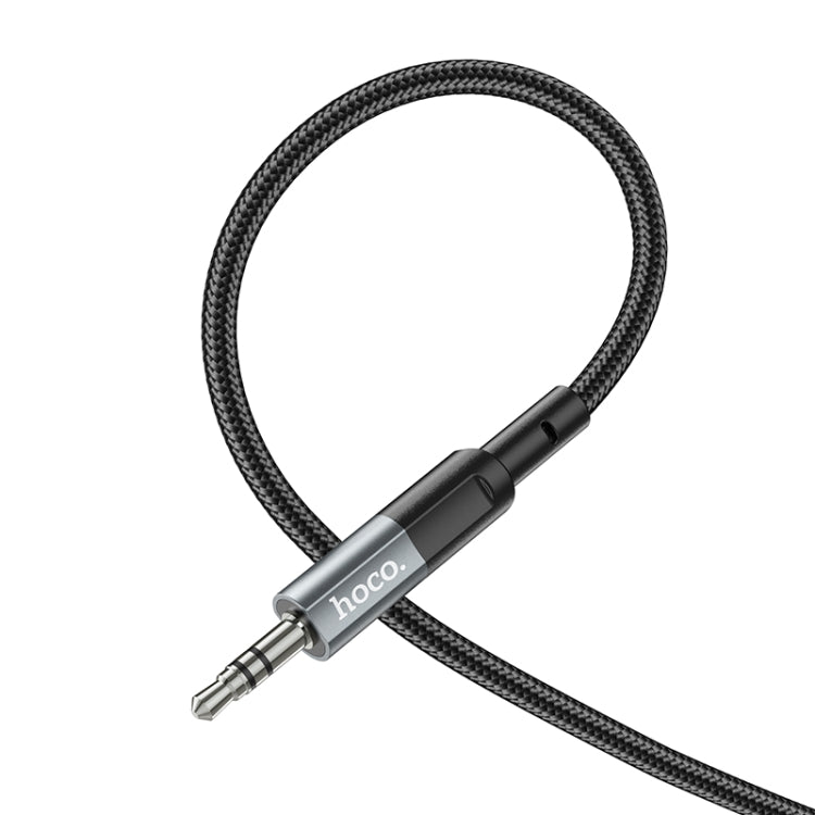 Cable de Audio Hoco UPA23 Jack 3.5mm a Jack 3.5mm Metal Grey