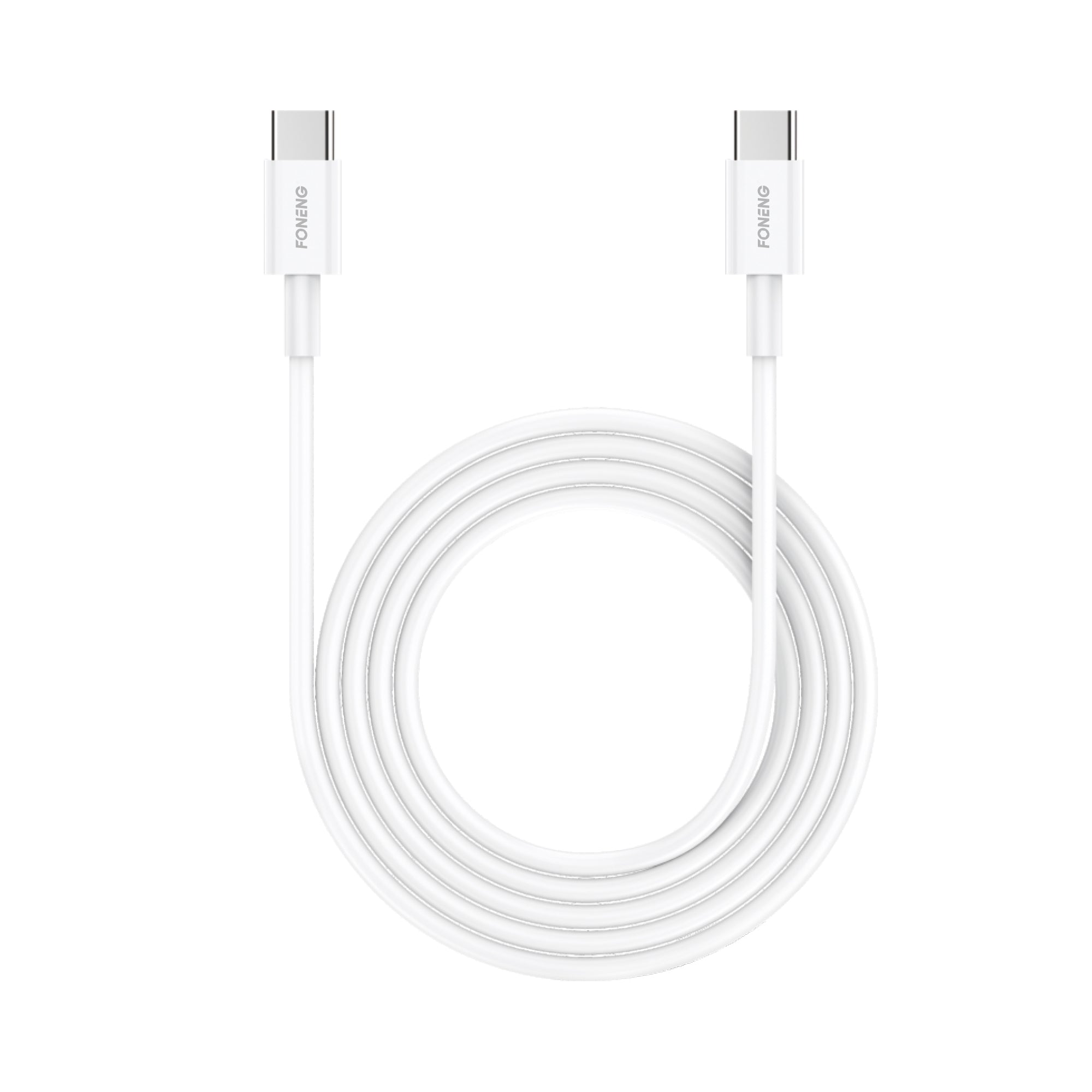 Cable Tipo C a Tipo C Foneng X55 60W 2M Blanco