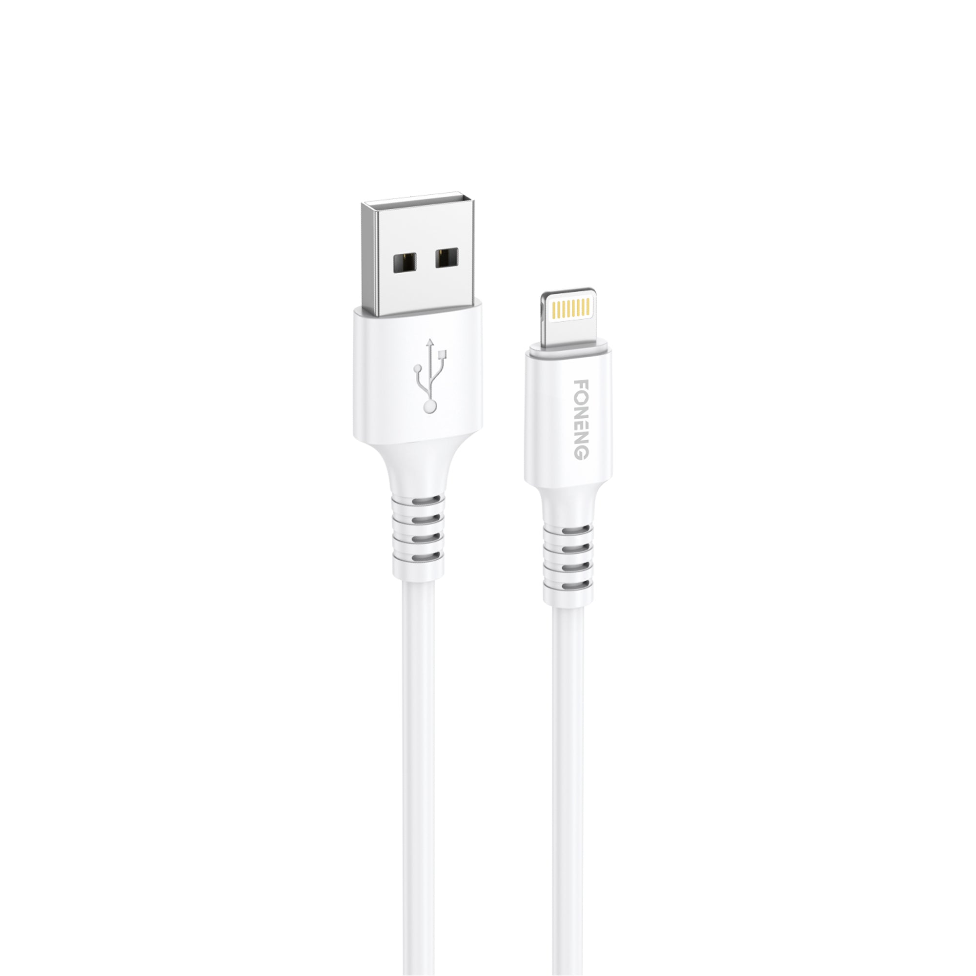 Cable Lightning Foneng X85 3A 1M Blanco