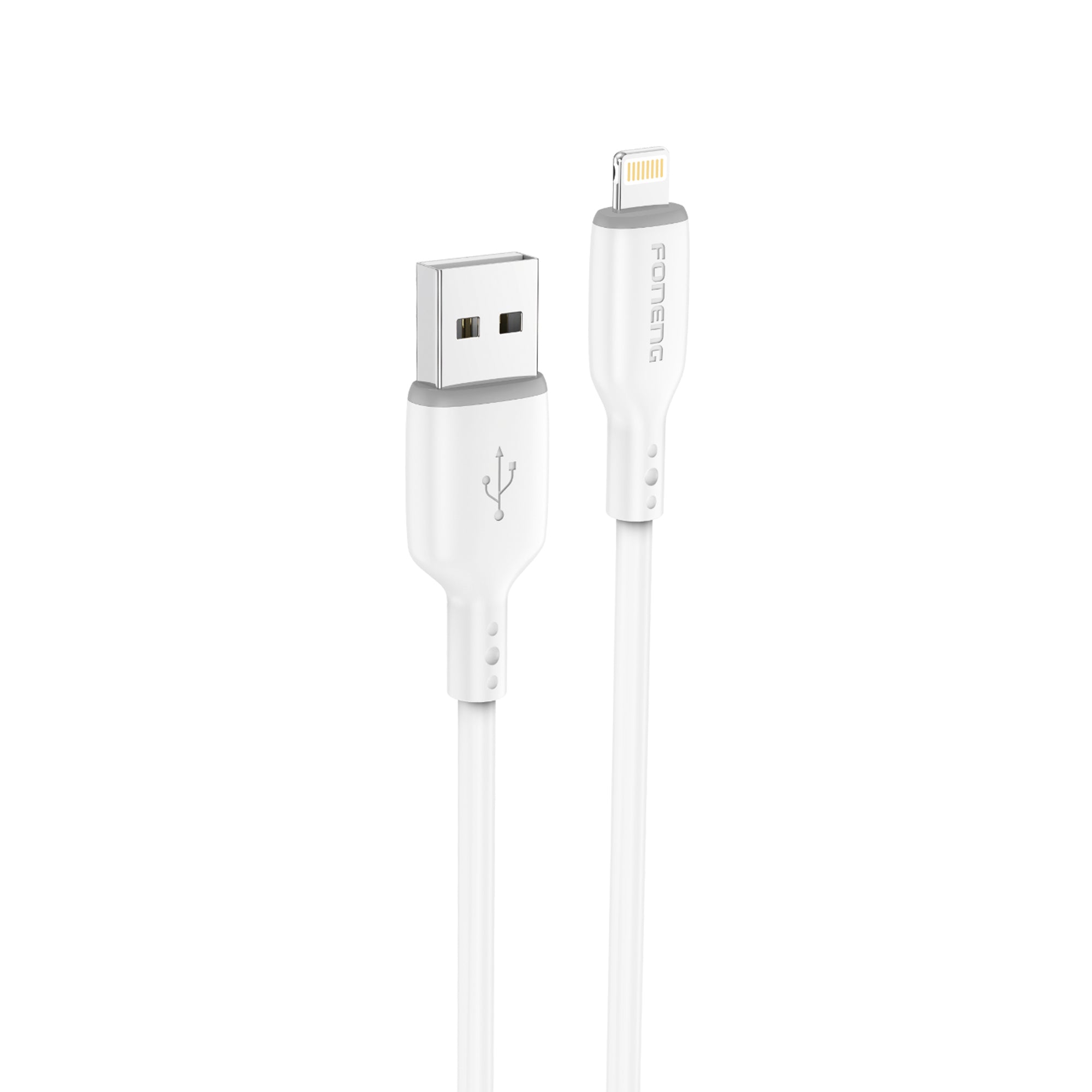 Cable Lightning Foneng X90 2,4A 1M Blanco