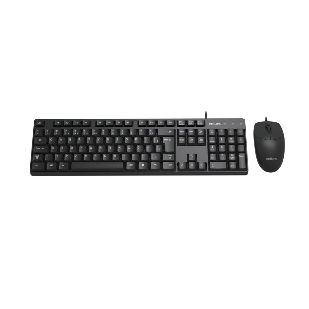 Kit Teclado y Mouse Philips SPT6254 alambrico Plug & Play