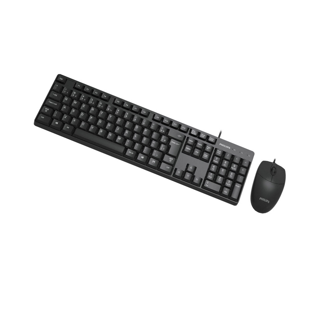 Kit Teclado y Mouse Philips SPT6254 alambrico Plug & Play