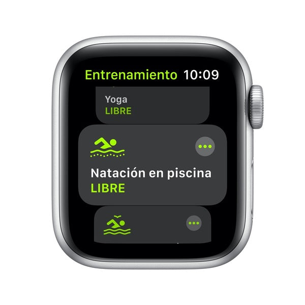 Apple Watch SE 44mm GPS Case Silver Correa deportiva Azul