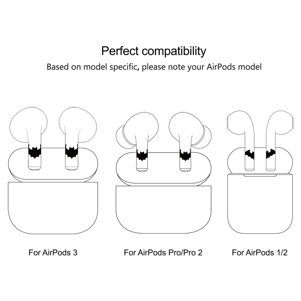 Sticker Autoadhesivo para Audifonos Airpods Pro-Pro2 Batman