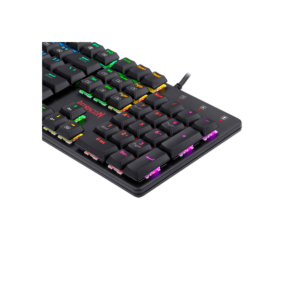 Teclado Gamer Mecánico Redragon Shrapnel K589 RGB Español Negro