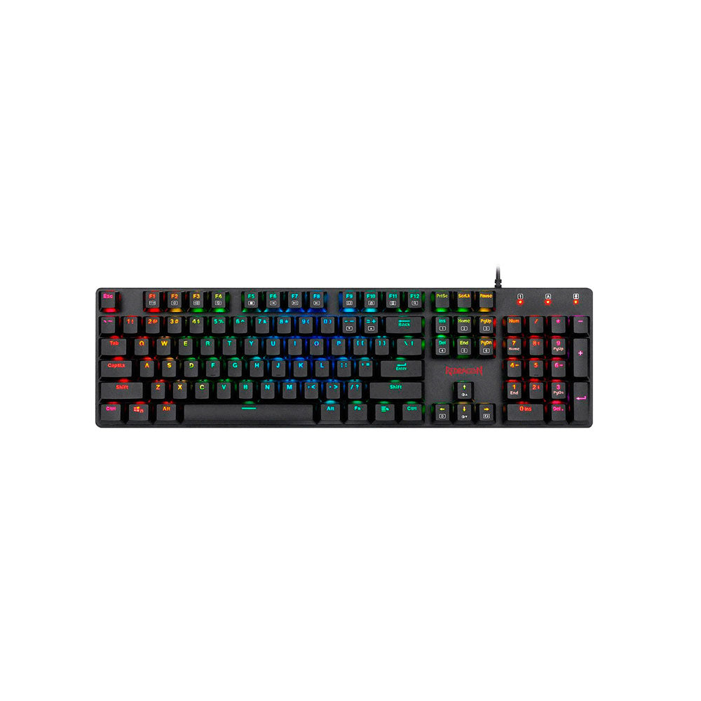 Teclado Gamer Mecánico Redragon Shrapnel K589 RGB Español Negro