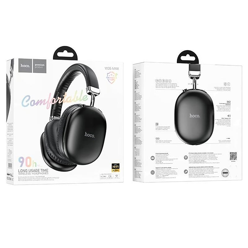 Audífonos Hoco W35 Max Joy Bluetooth Negro