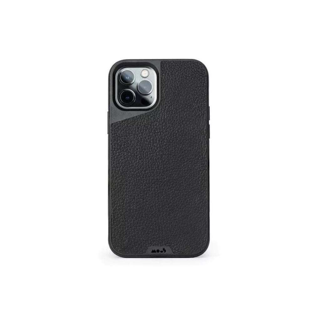 Carcasa Mous Limitless para iPhone 12 Pro Max Cuero Negro
