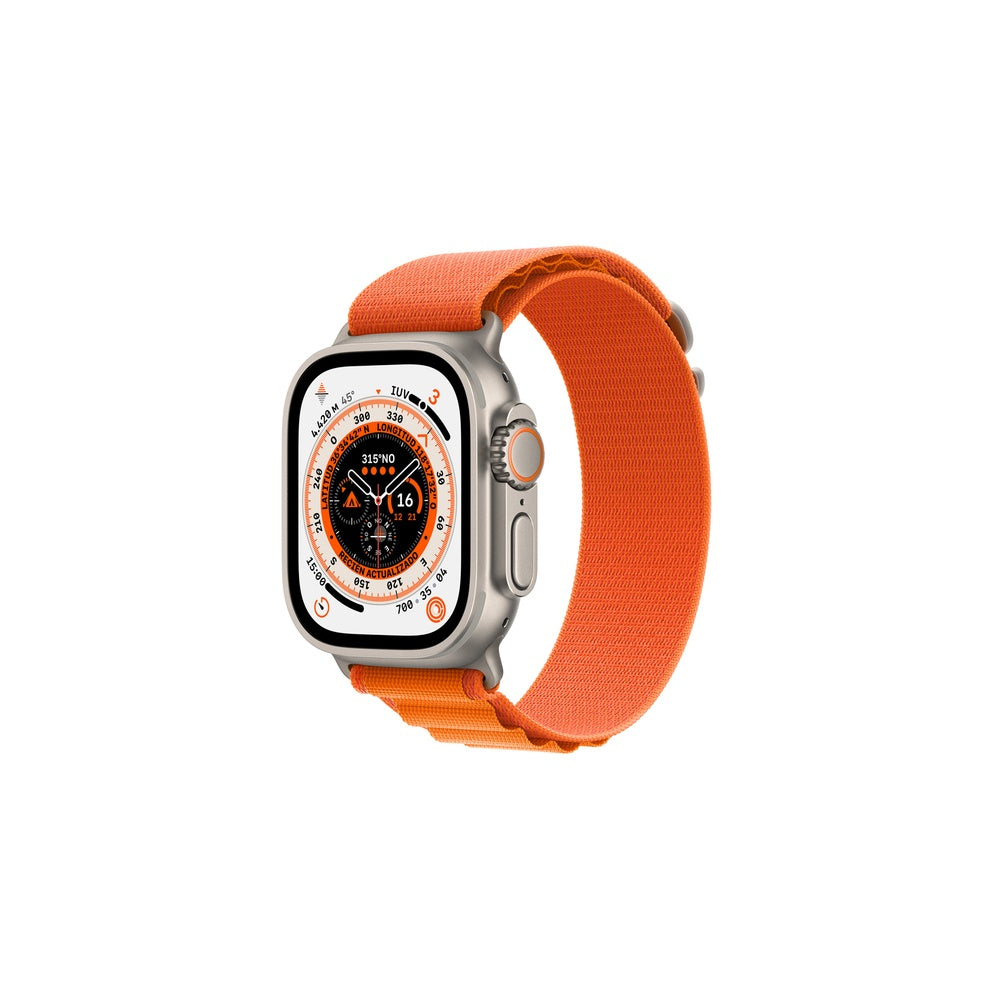 Apple Watch Ultra GPS+Cellular 49mm titanio Loop naranja M