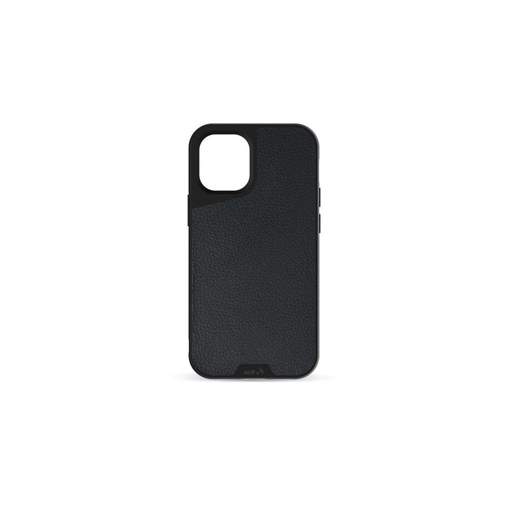 Carcasa Mous Limitless 3.0 para iPhone 12/12 Pro Cuero Negro