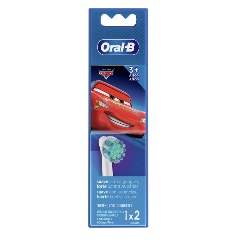 Repuestos Cepillo Dental Eléctrico Oral B Disney Cars 2 Uds