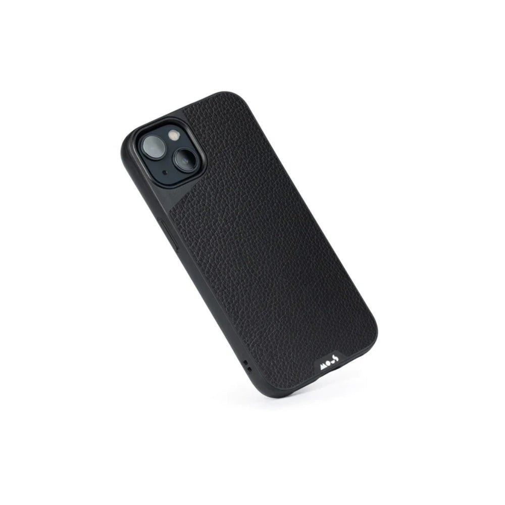 Carcasa Mous Limitless 4.0 para iPhone 13 Pro Cuero negro
