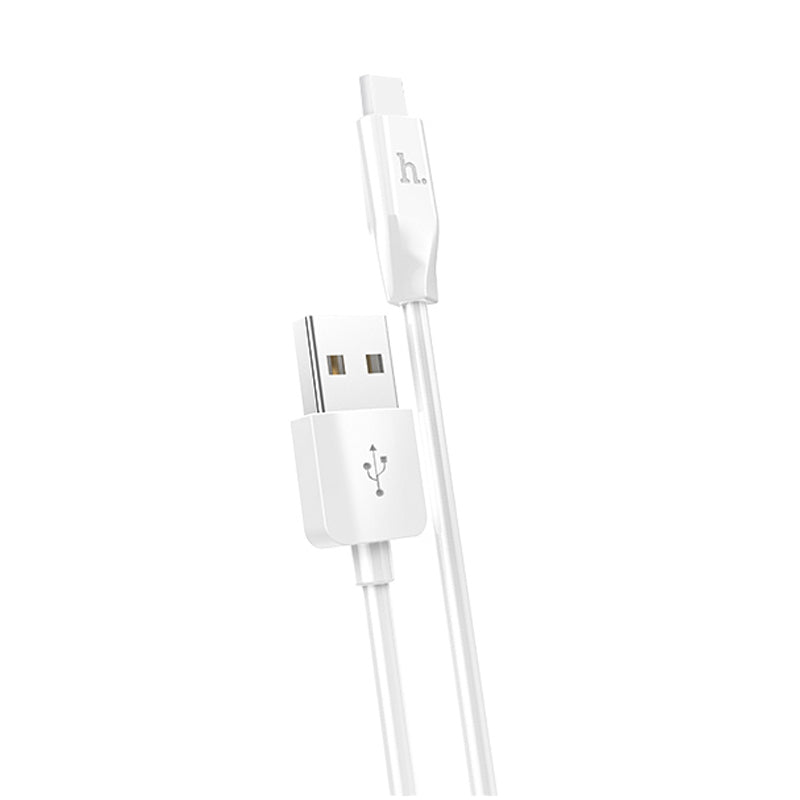 Hoco Cable Data X1 Rapid Tipo C 1M Blanco, 3A