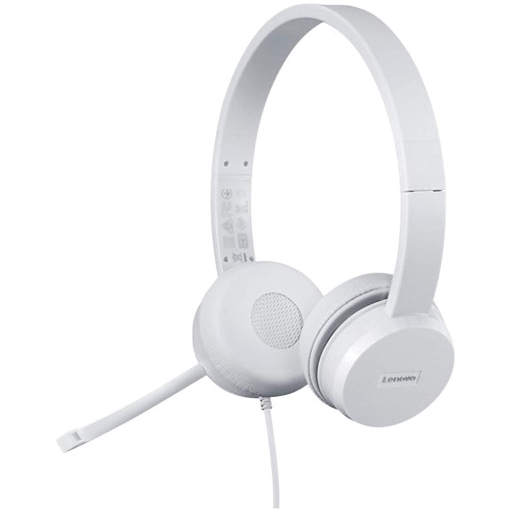 Audifonos Lenovo 110 Stereo USB 1.8m Blanco