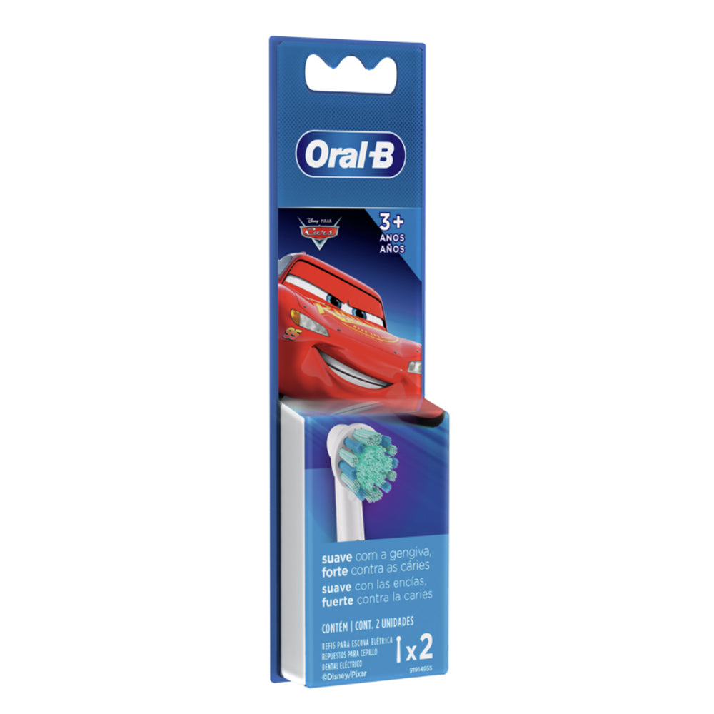 Repuestos Cepillo Dental Eléctrico Oral B Disney Cars 2 Uds