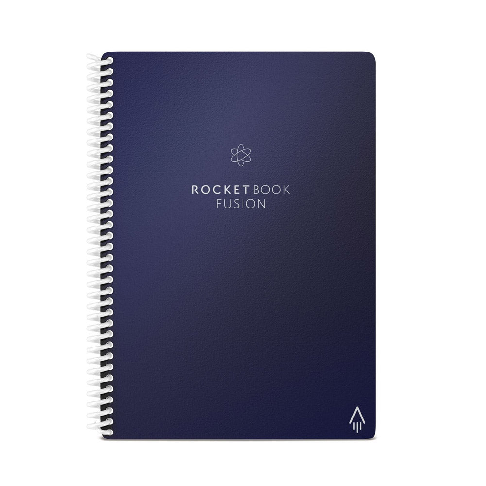 Cuaderno Inteligente Rocketbook Fusion Executive Azul Oscuro