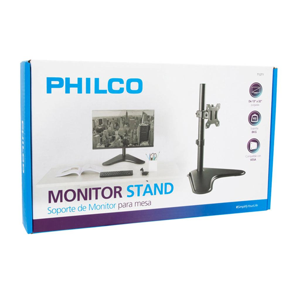 Soporte para Monitor Philco T12T1 de 13 a 32 Pulg Para Mesa