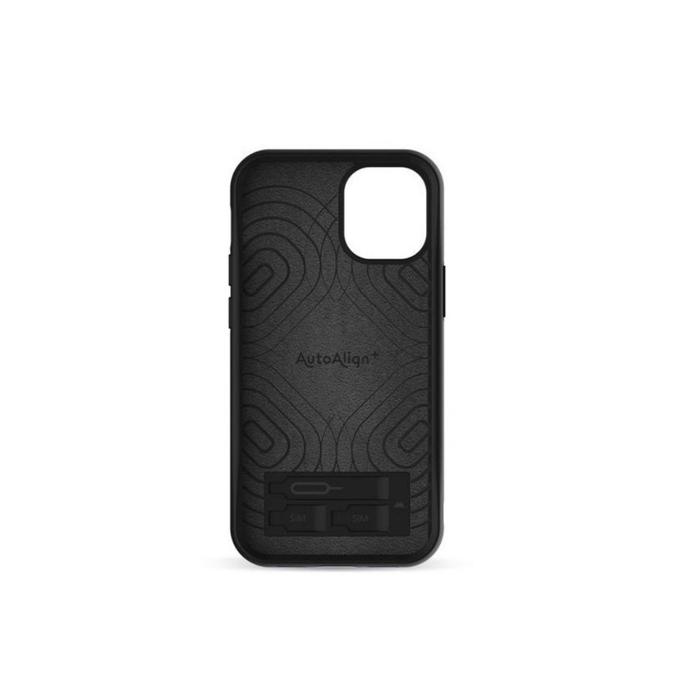 Carcasa Mous Limitless 3.0 para iPhone 12/12 Pro Cuero Negro