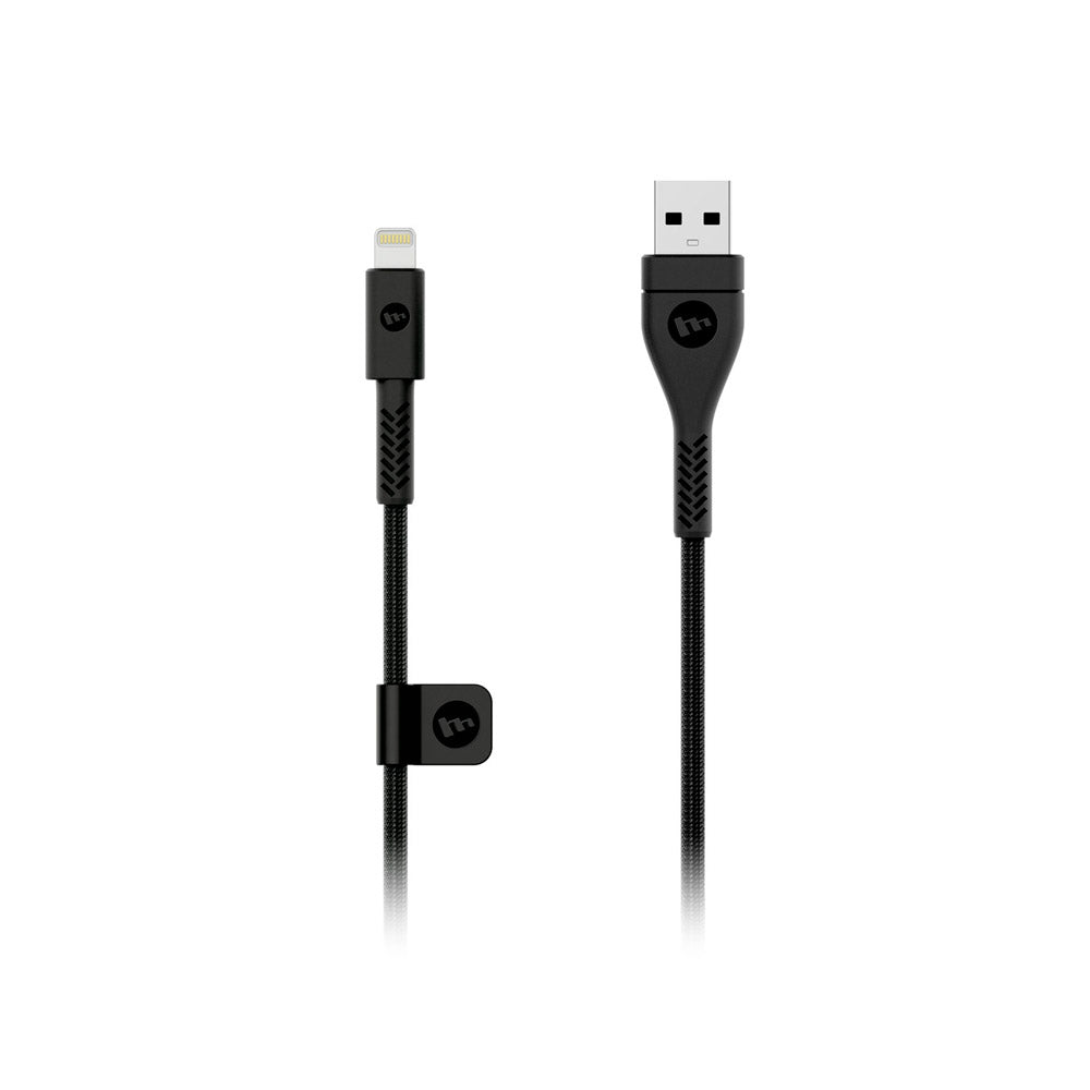 Cable Mophie Lightning a USB resistente USB 1.2 Mt Negro