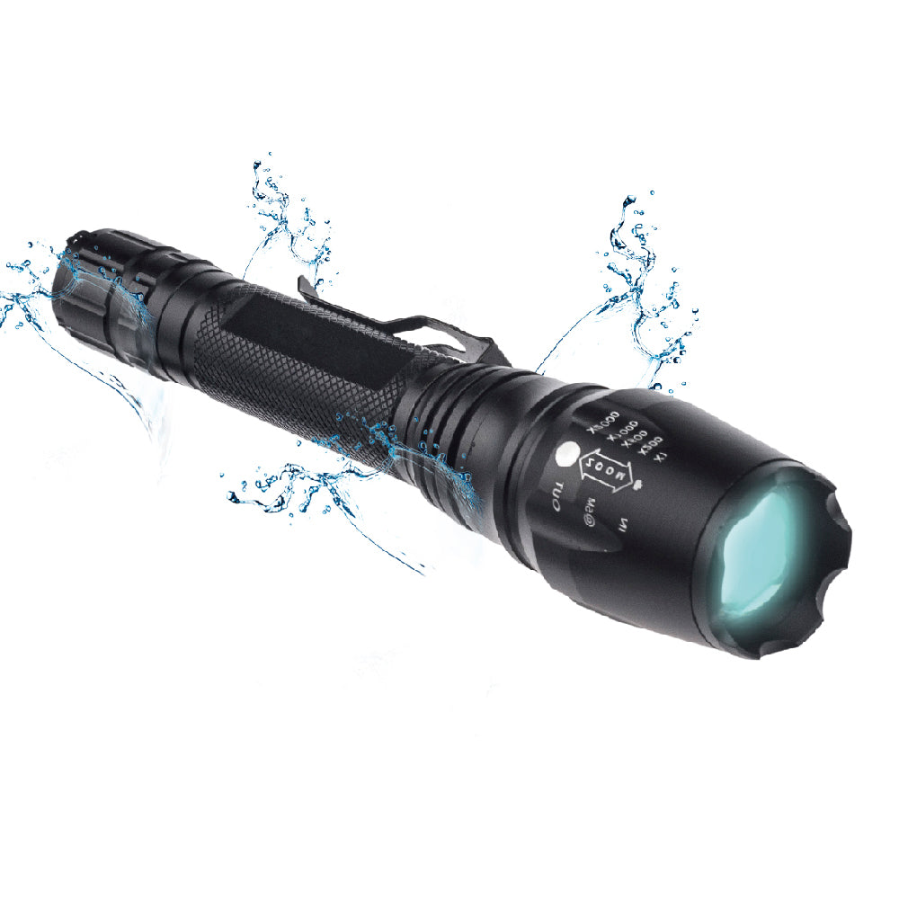 Linterna Powerlab Tactical Flashlight 8508 Led Larga 1200Lm