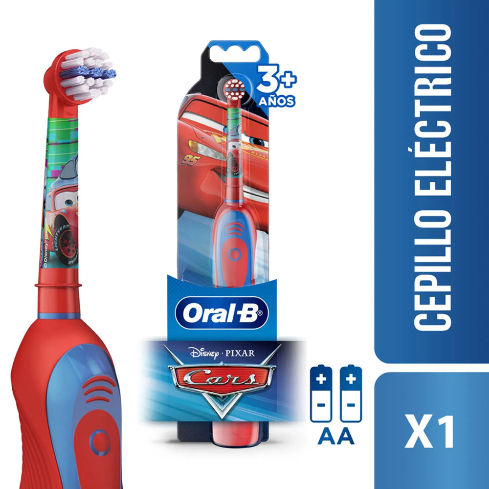 Cepillo Eléctrico Oral B Disney Pixar Cars Suave 1 Unidad