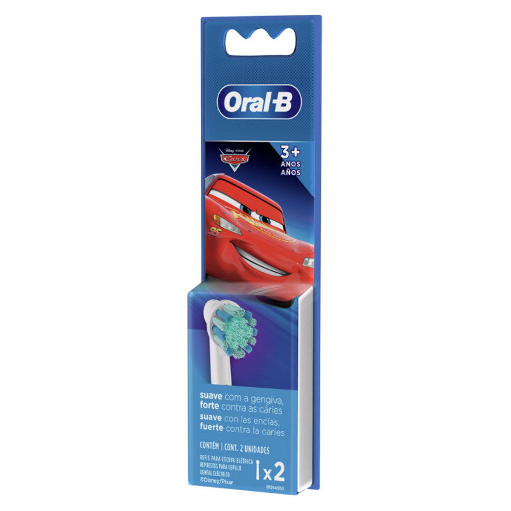 Repuestos Cepillo Dental Eléctrico Oral B Disney Cars 2 Uds