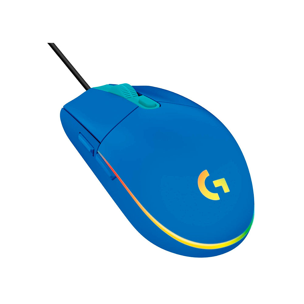 Mouse gamer Logitech G203 Lightsync 8000 DPI 6 botones Azul
