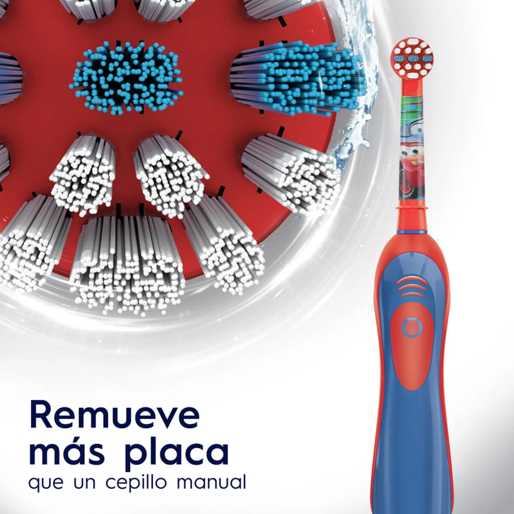 Cepillo Eléctrico Oral B Disney Pixar Cars Suave 1 Unidad