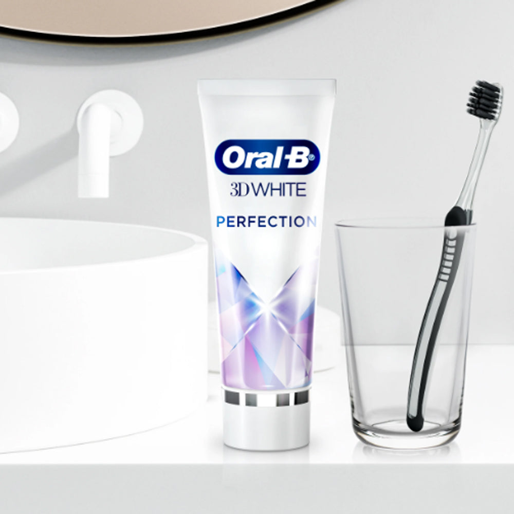 Pasta Dental Oral B 3D White Perfection Con Flúor 75ml