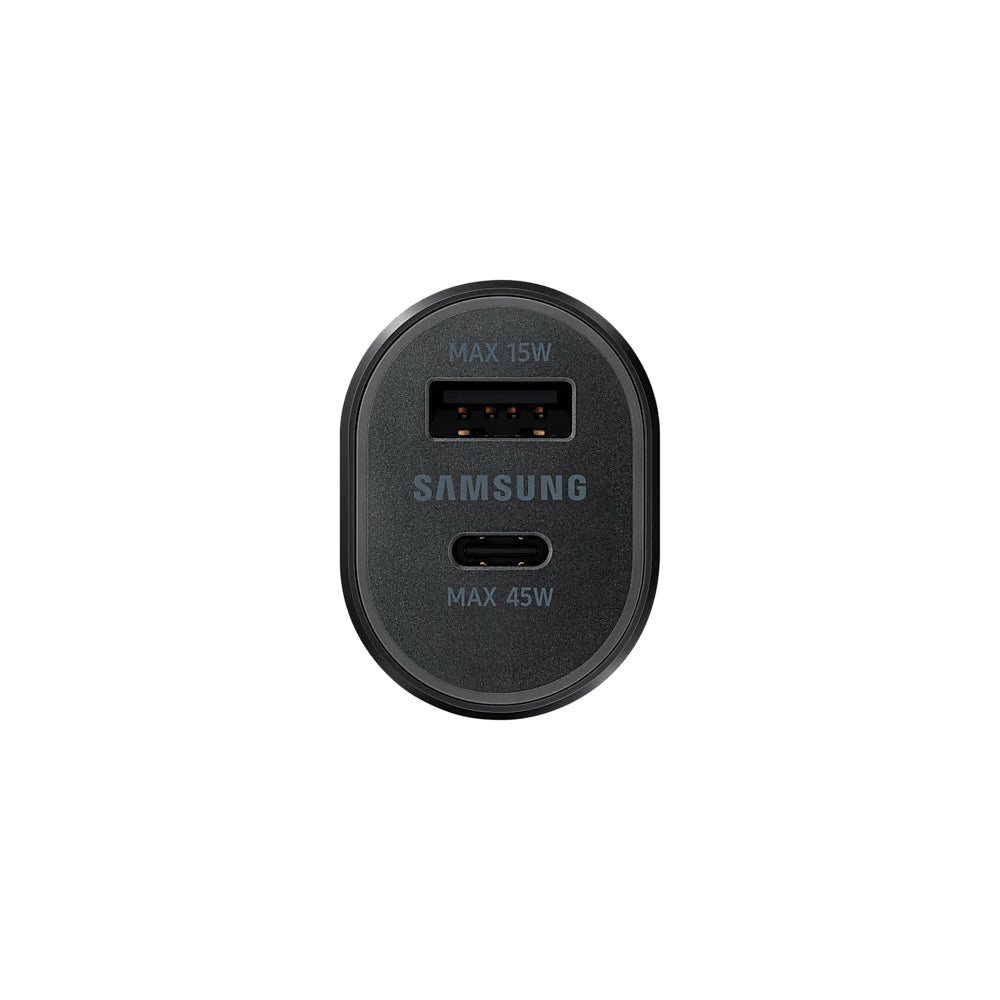 Cargador para auto Samsung EP L5300 45+15W USB C + USB Negro
