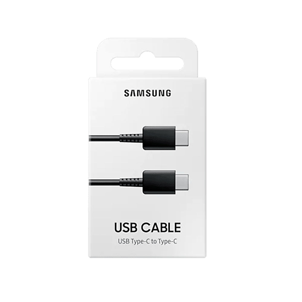 Cable Samsung USB C a USB C 1m 3A 60W Negro