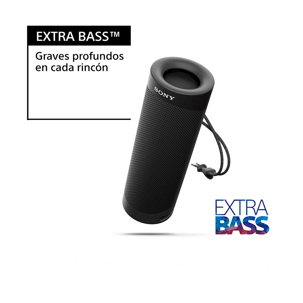 Parlante Sony XB 23 Extra Bass Bluetooth IP67 Negro