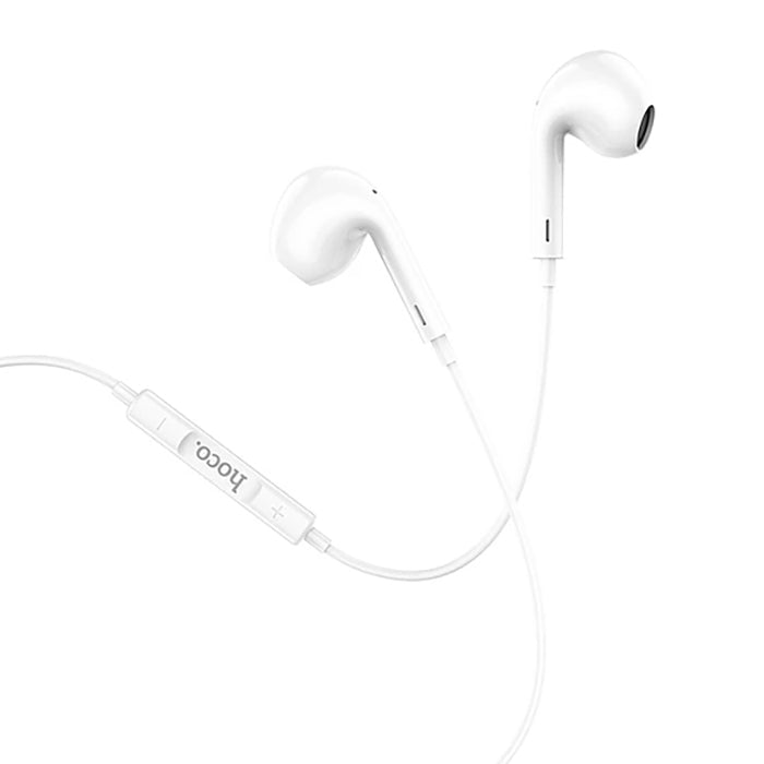 Audifonos Hoco M1 Max crystal In Ear Cable Lightning Blanco