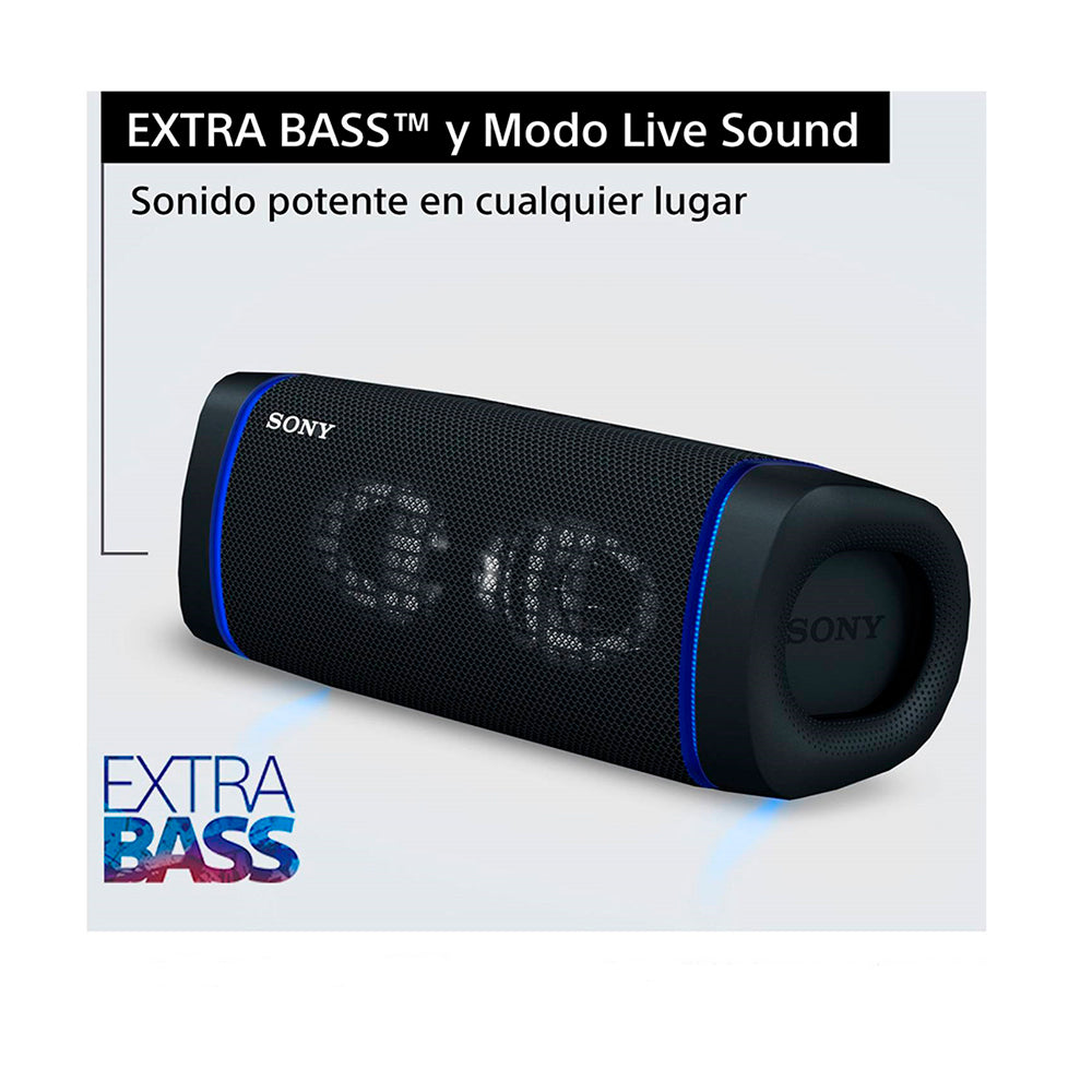 Parlante Sony SRS XB 33 Extra Bass Bluetooth IP67 Negro