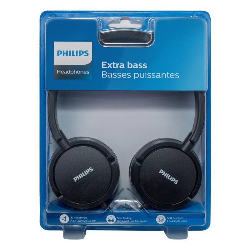 Audífono Philips Extra Bass, Basses Puissantes