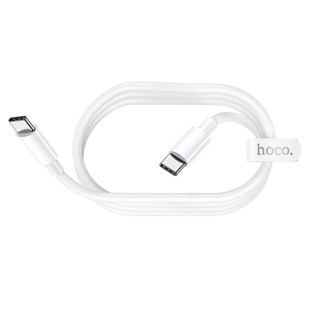 Cable Hoco X51 Data Tipo C a Tipo C 100W 1M Blanco