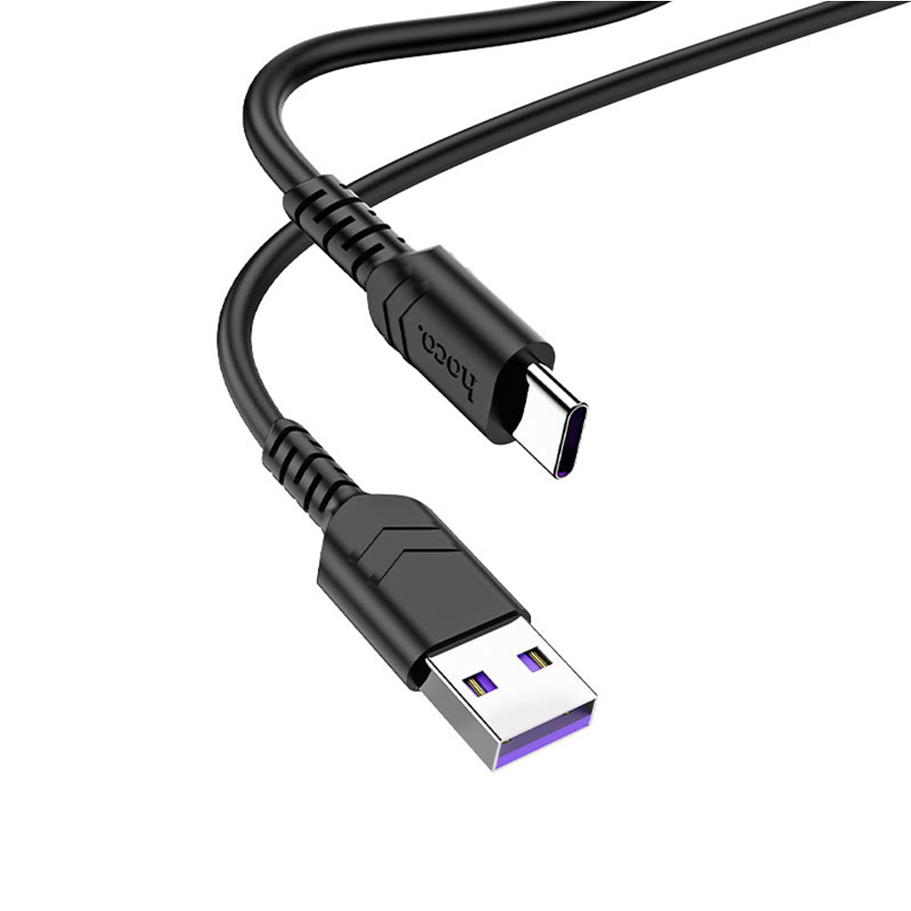 Cable Hoco X62 Fortune USB a Tipo C 5A 1m Negro