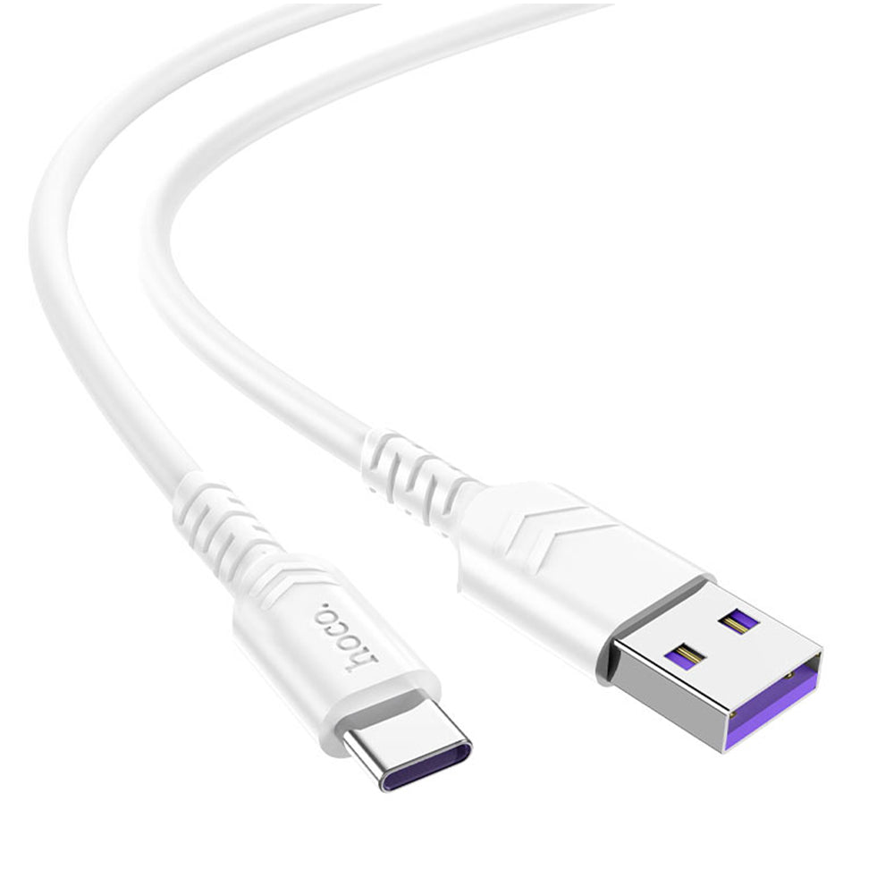 Cable Hoco X62 Fortune USB a Tipo C 5A 1m Blanco