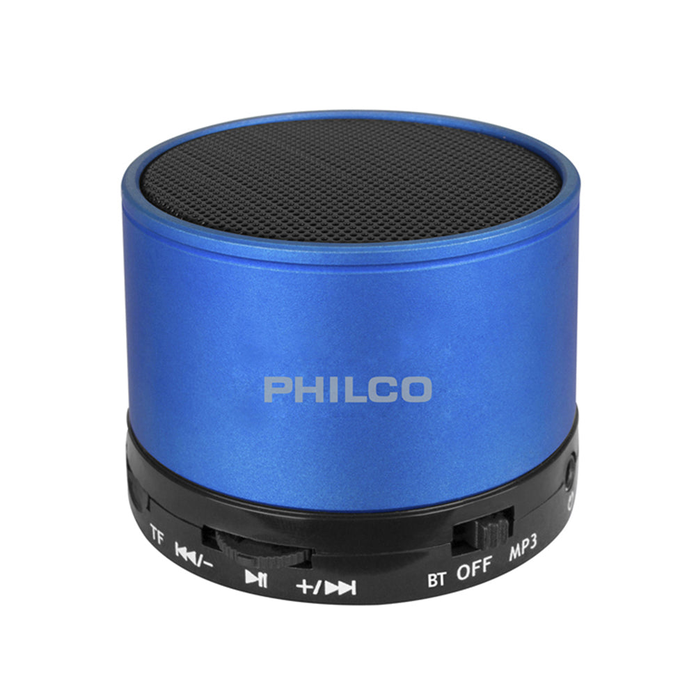 Parlante Philco P295A 3W Bluetooth USB Jack 3.5mm Azul