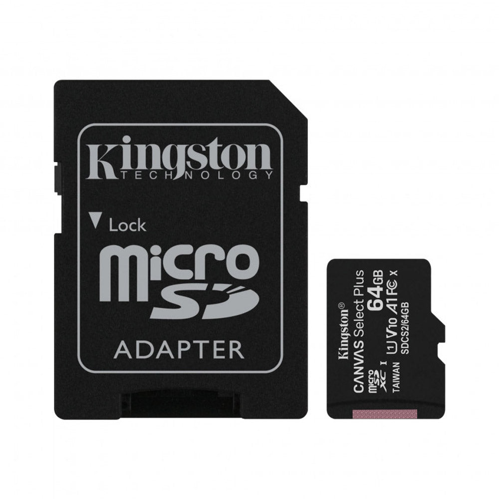 Tarjeta de Memoria Kingston 64GB Canvas Select Plus Clase 10