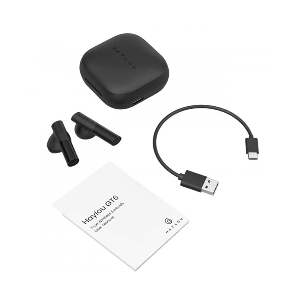 Audífonos Haylou GT6 In Ear TWS Bluetooth Negro