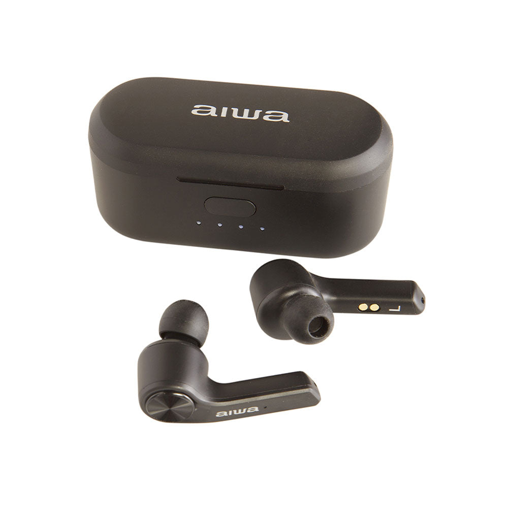 Audífonos Aiwa AWTWSA5 In ear Bluetooth 5.0 Negro