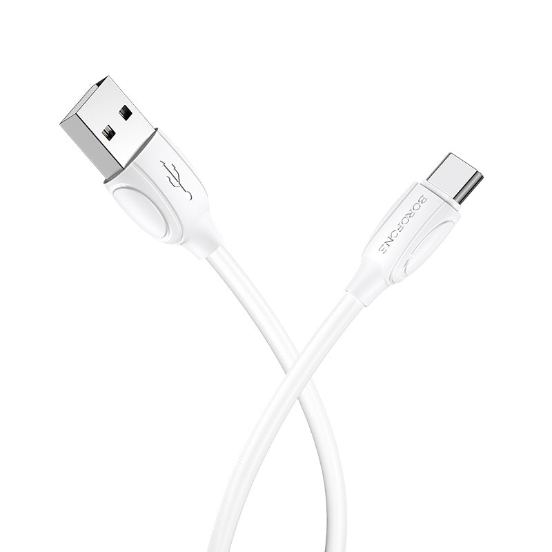 Hoco Cable BX19 60W Tipo-C a Tipo C 1M Blanco