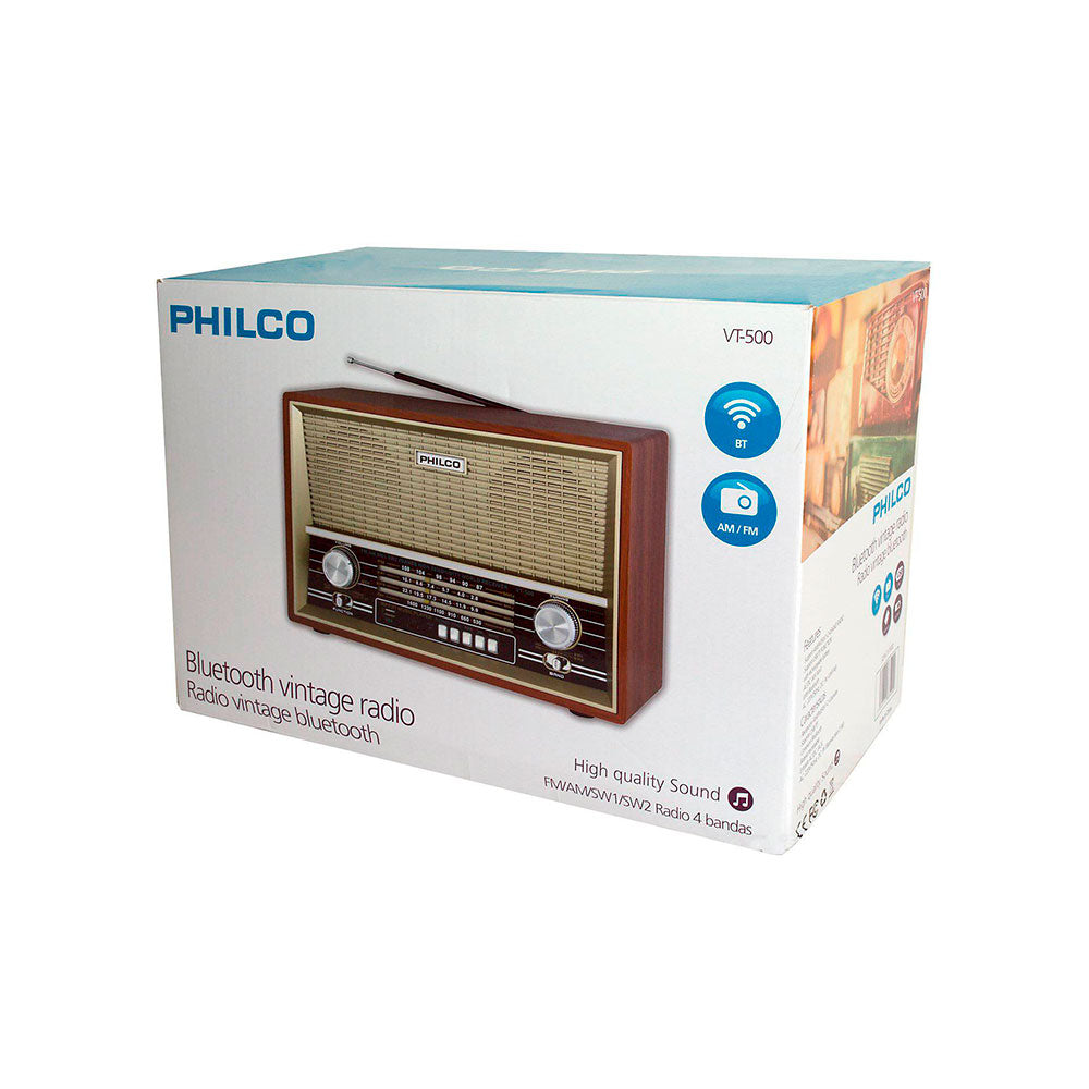 Radio vintage Philco vt500 bluetooth