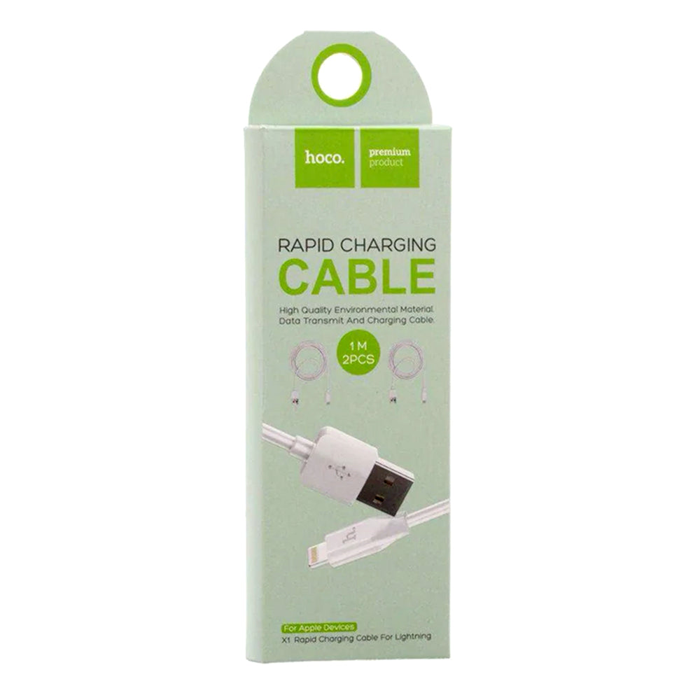 Hoco Cable X1 Pack 2, Lightning 1M
