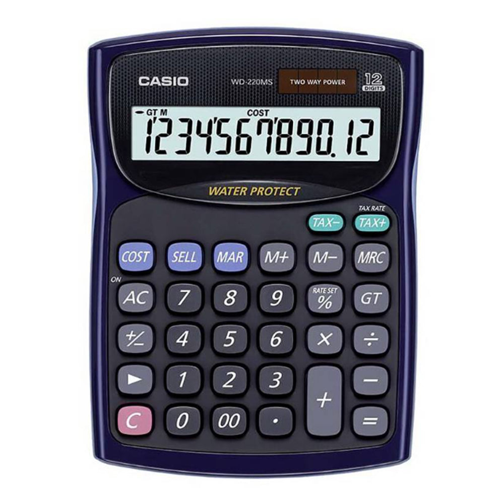 Calculadora de Sobremesa Casio WD-220MS-BU Azul